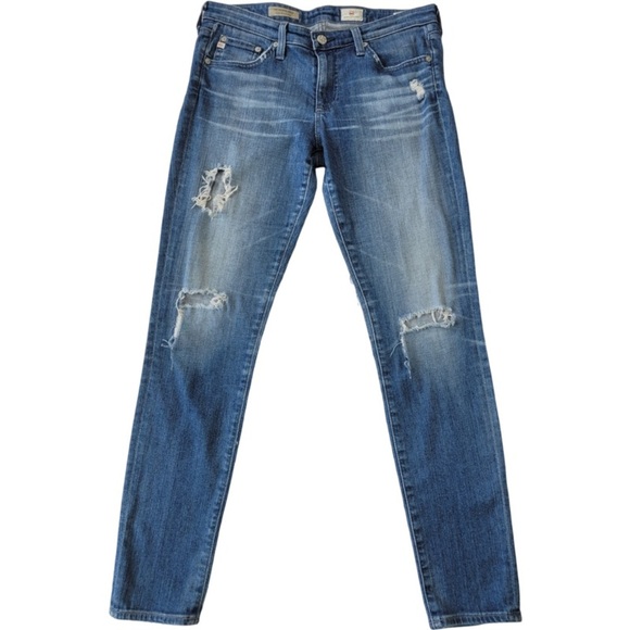 AG Adriano Goldschmied The legging ankle super skinny jeans size 29R - Picture 1 of 13